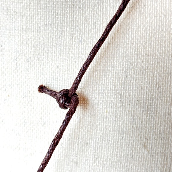 Wooden Boho Snowflake Necklace - NWT - Picture 6 of 6